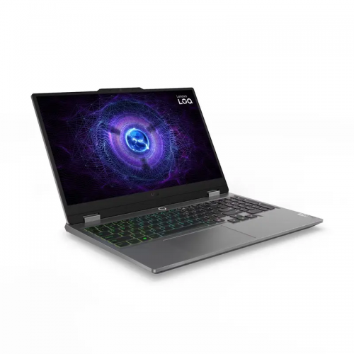 لينوفو  لاب توب لينوفو LOQ 15IAX9 ، معالج انتل كور i5-12600HX ، هارد 512 جيجا بايت SSD ، رام 12 جيجا بايت ، كارت شاشة انفيديا جي فورس RTX 3050 ، فري دوس - رمادي لونا