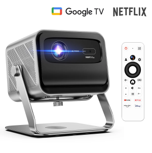 جهاز عرض تلفزيوني Toumei X6 يدعم دقة 4K، وNetflix الرسمي، وشاشة عرض 200 بوصة بقوة 1600 ANSI، وواي فاي وبلوتوث، وتصحيح الانحراف التلقائي للتركيز، ودقة عرض أصلية 1080p، وصوت دولبي، جهاز عرض للمسرح المنزلي
